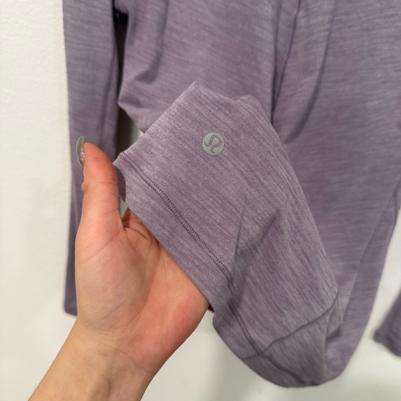 Lululemon Meant To Move Long Sleeve Shirt in Heathered Dusty Dawn 4 - Picture 6 of 6